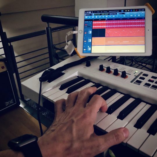 Electro rock album entirely produced on an iPad